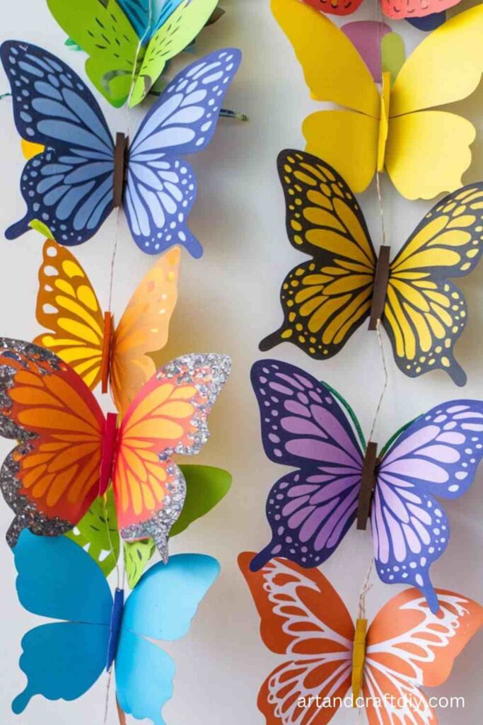 Spring Butterfly Garland