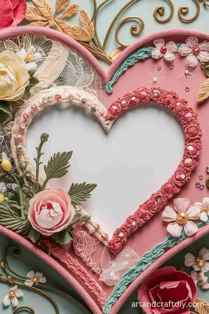 Unique Heart-Shaped Photo Frame