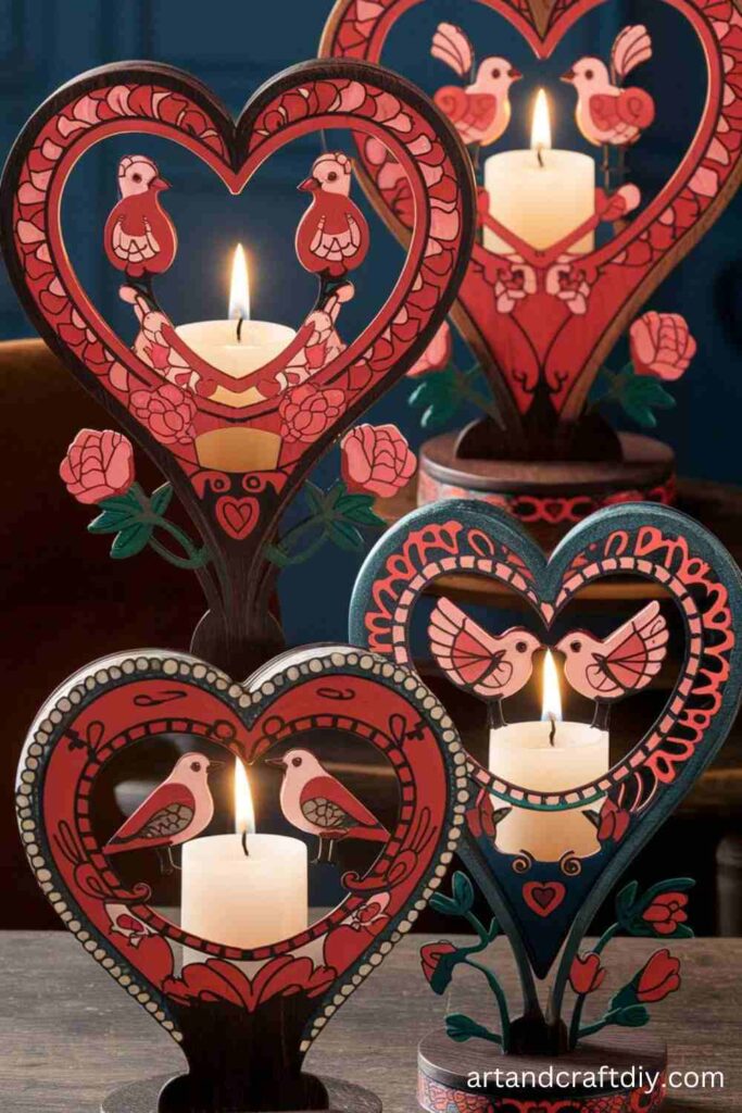 Valentine’s Day Candle Holders