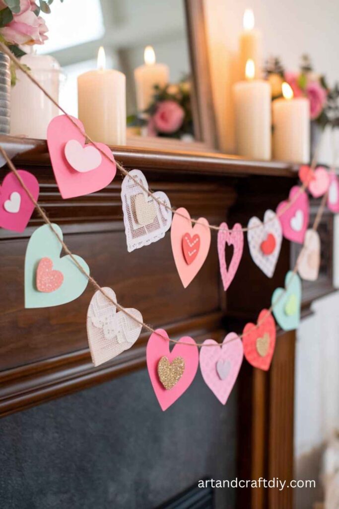 Valentine’s Day Heart Garland