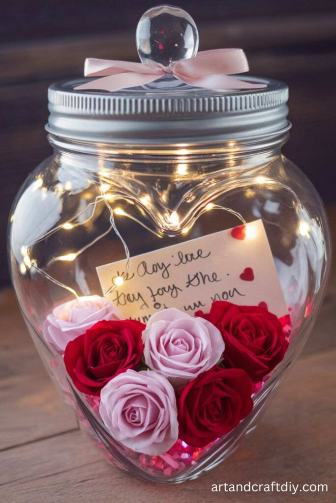 Valentine's Day Mason Jar Gift