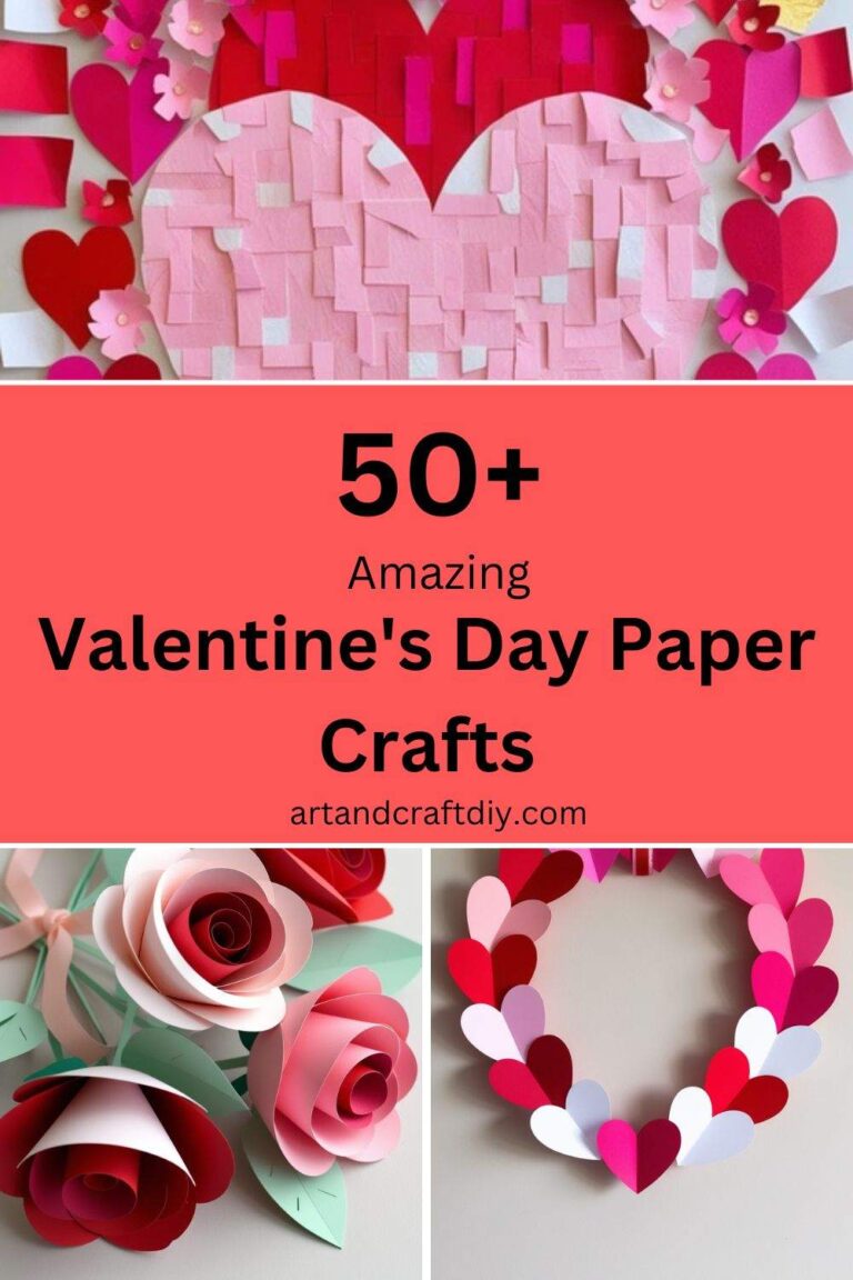 50+ Amazing Valentine's Day Paper Crafts - DIY Art and Crafts Ideas
