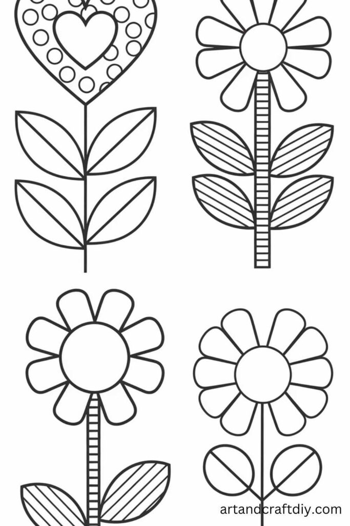 Valentine’s Day Paper Flowers