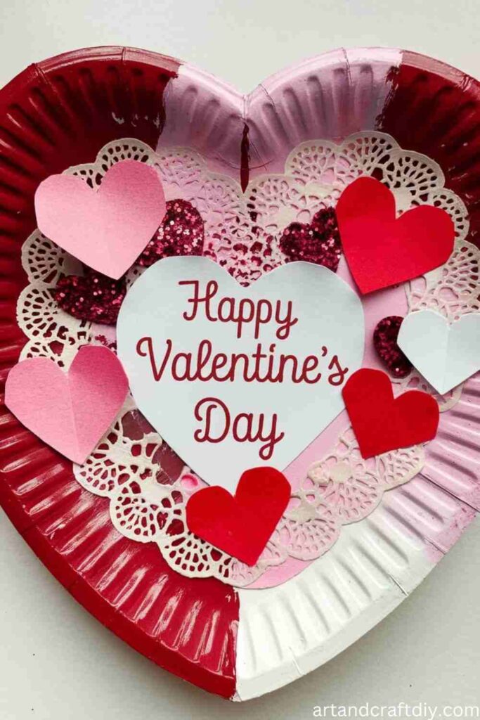 Valentine's Day Paper Plate Craft