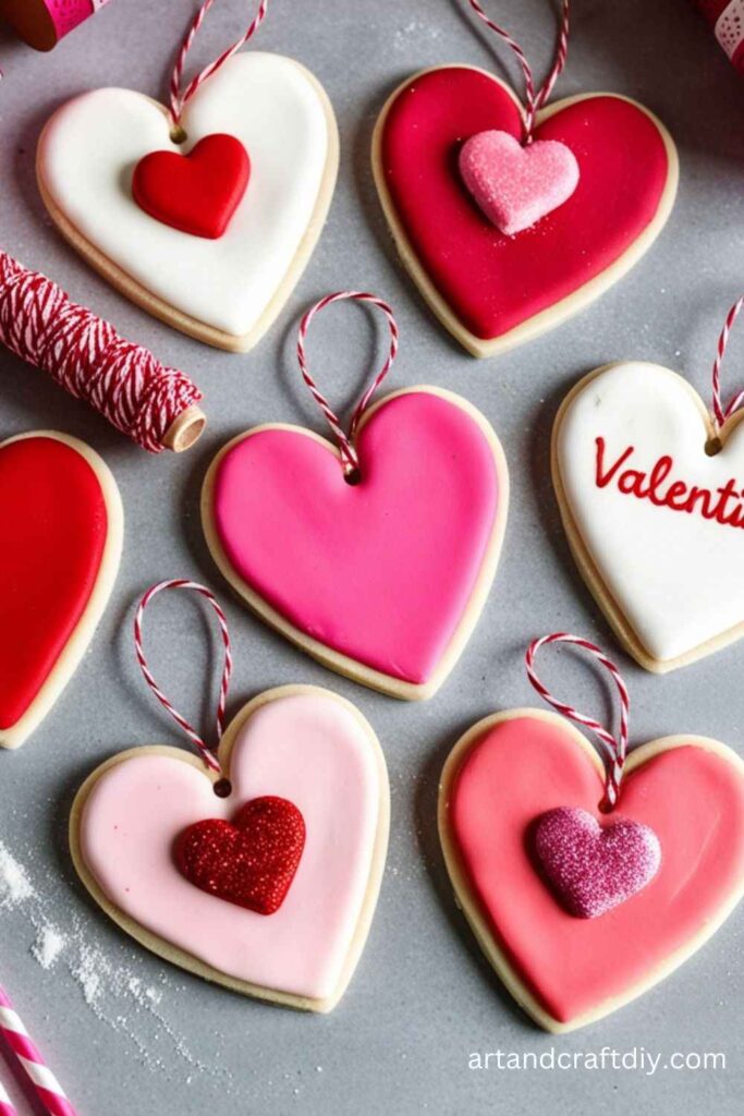 Valentine’s Day Salt Dough Ornaments