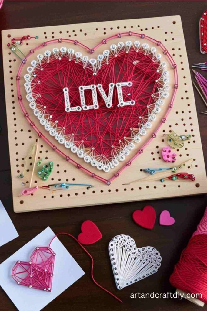 Valentine’s Day String Art Kit