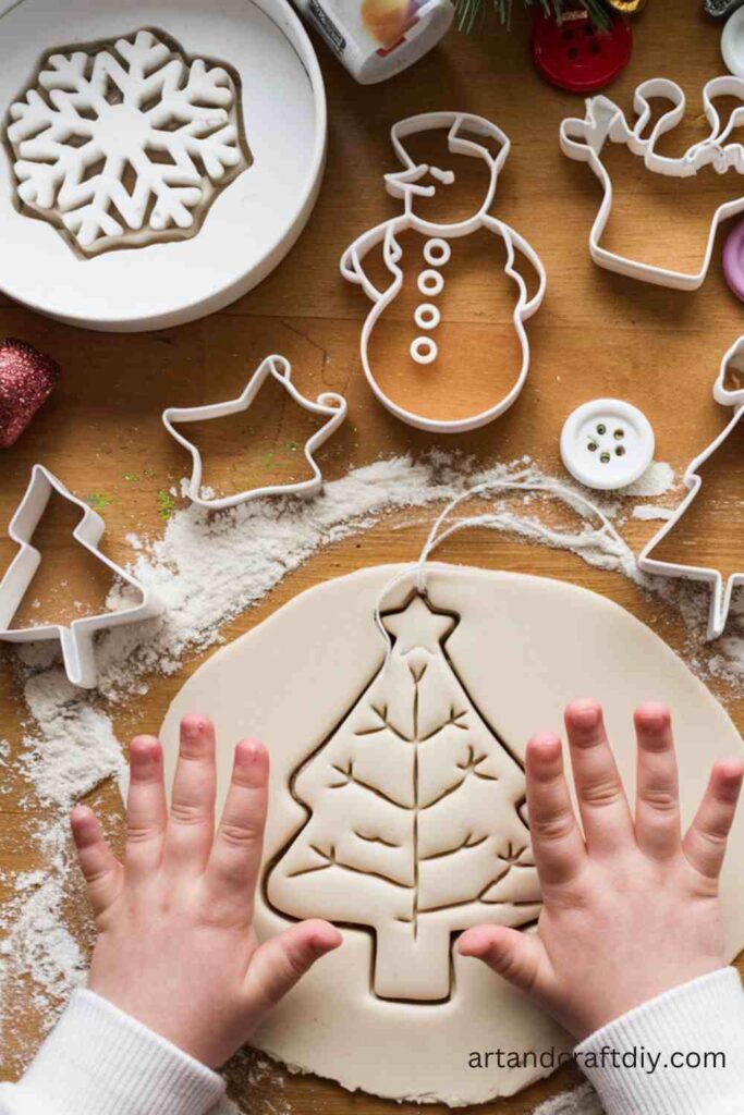 Winter-Themed Salt Dough Ornaments