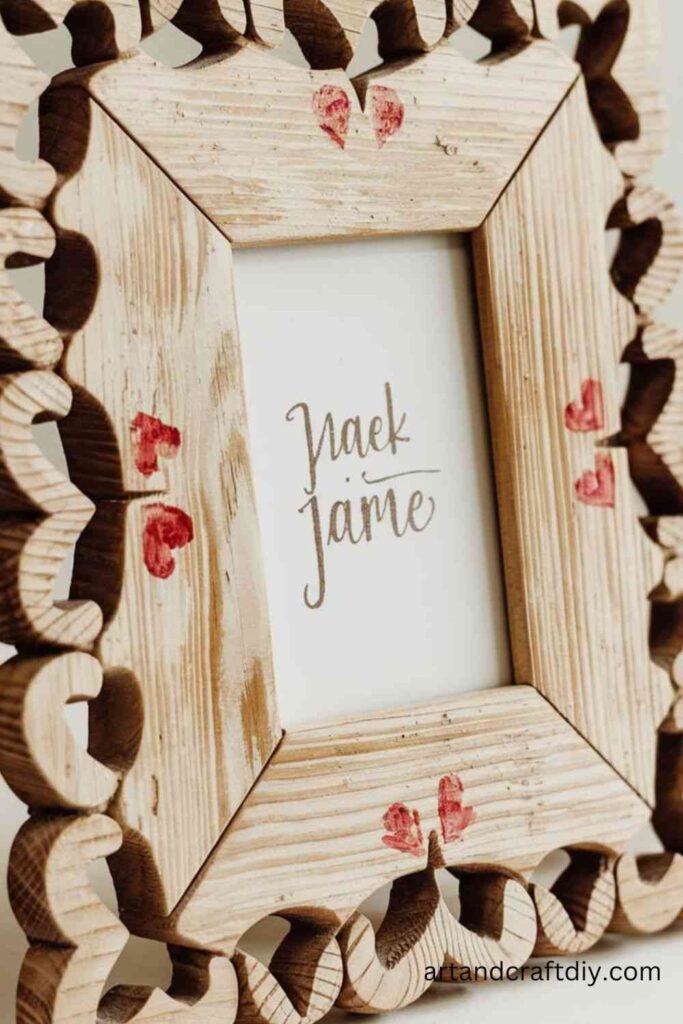 Wooden Love Frame