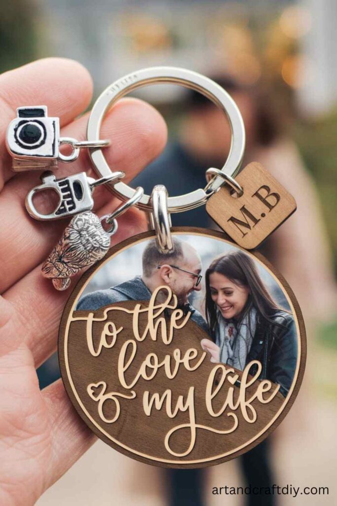 Boyfriend Photo Keychain