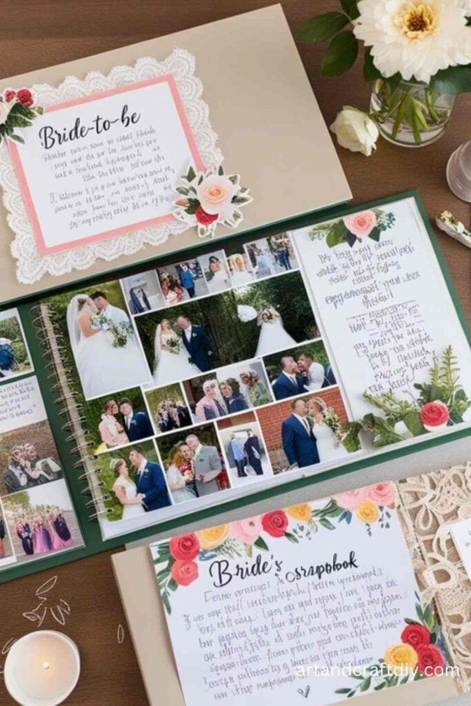 Bridal Shower Scrapbook