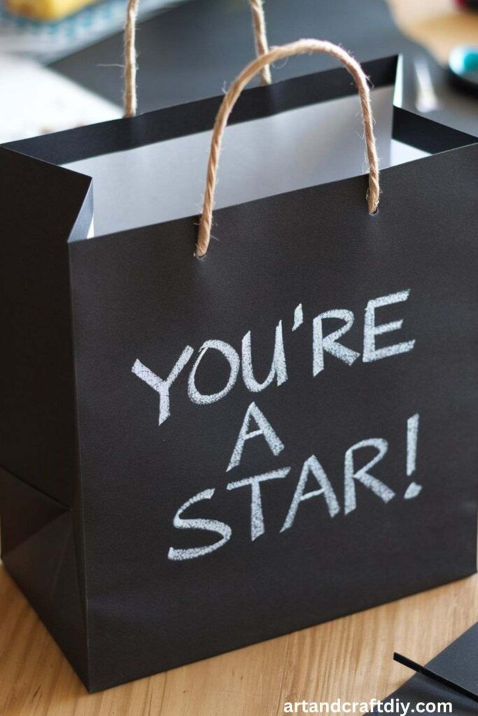 Chalkboard Paper Gift Bag