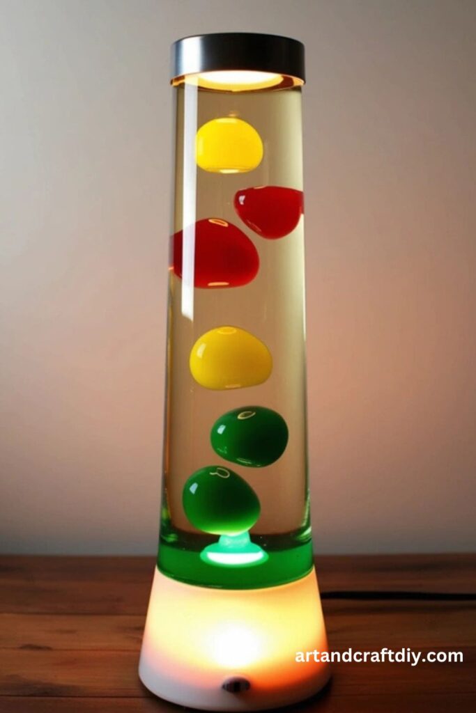 Classic Lava Lamp with Vegetable Oil