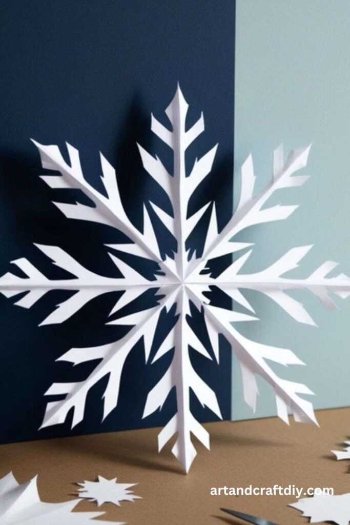 Classic Torn Paper Snowflake