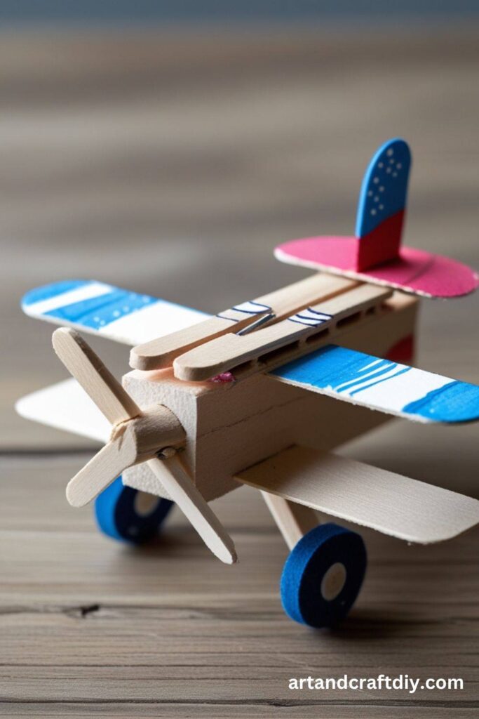 Clothespin Airplane