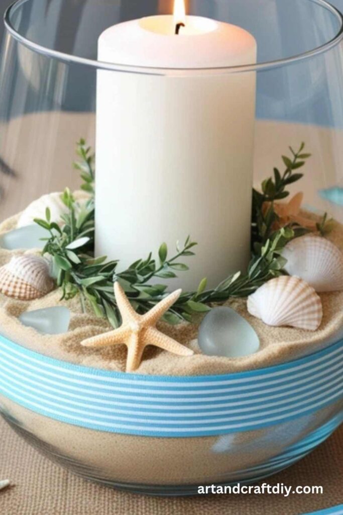 Coastal-Themed Centerpiece