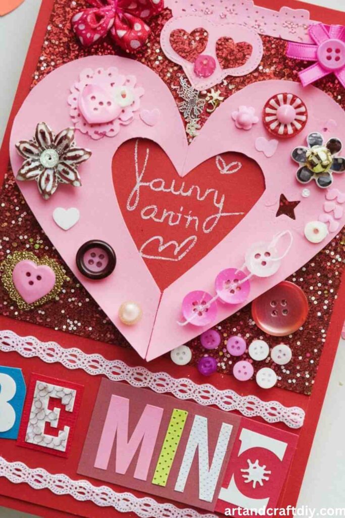 Construction Paper Valentine’s Day Cards