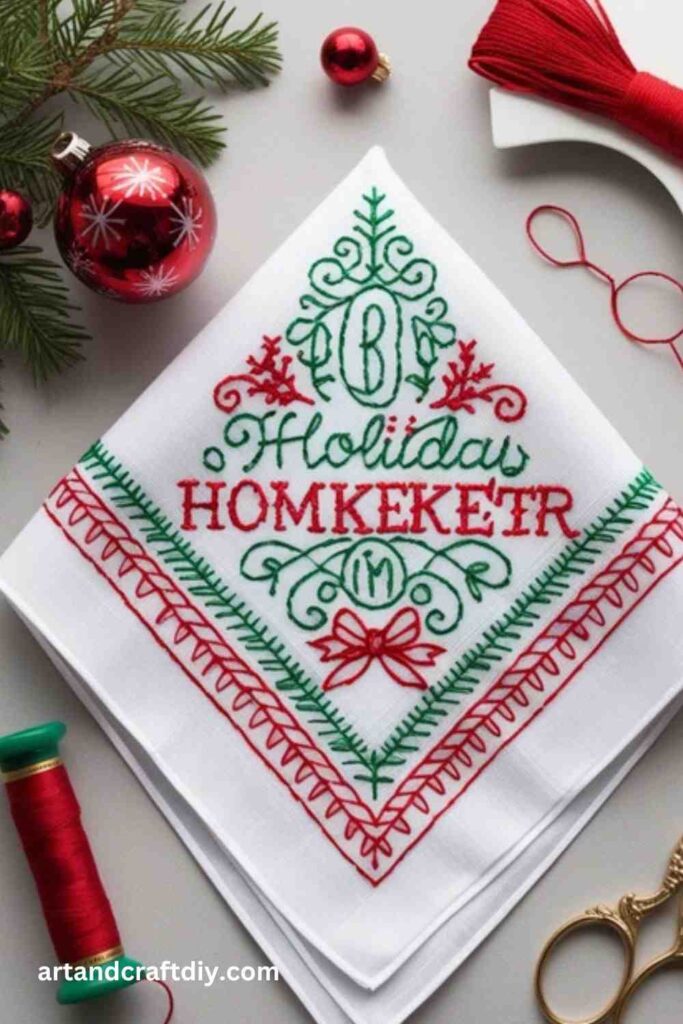 Custom Embroidered Handkerchiefs