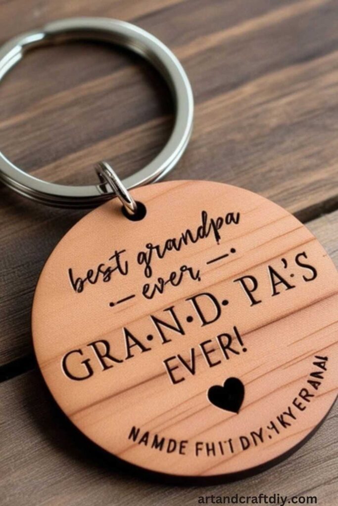 Custom Engraved Keychain Gift