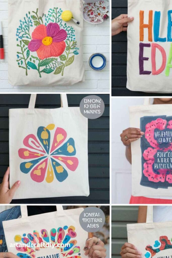 Cute Customized Tote Bag Design