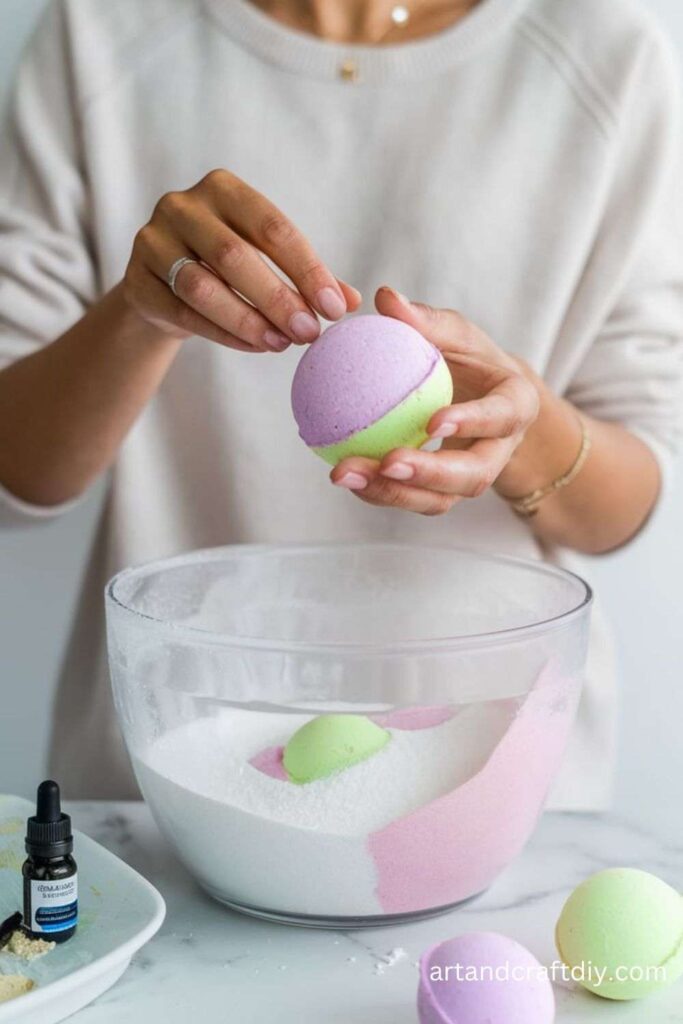 DIY Bath Bombs Gift