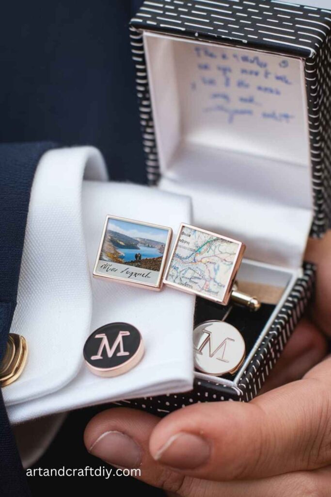 DIY Cufflinks Gift