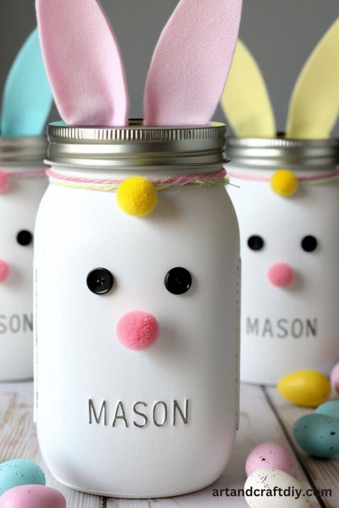 DIY Easter Bunny Jars