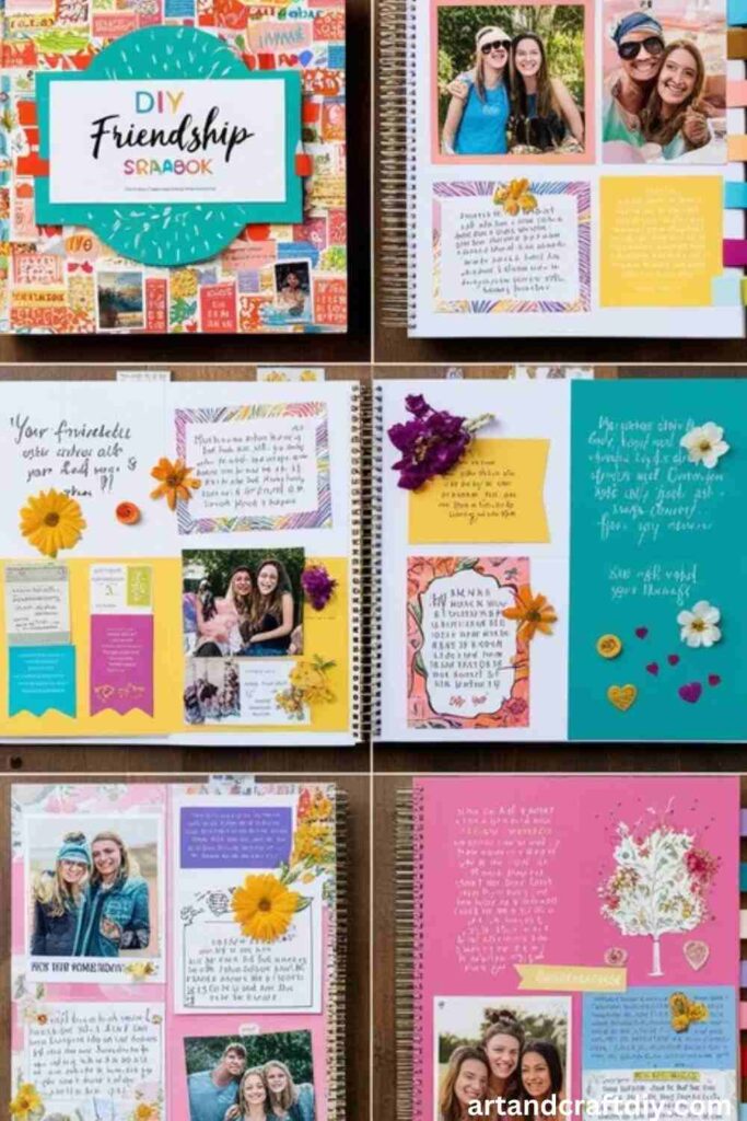 DIY Friendship Scrapbook