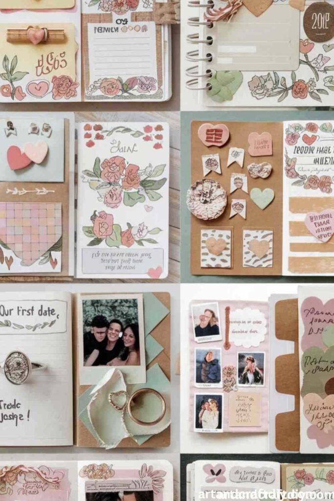 DIY Personalized Scrapbook of Memories