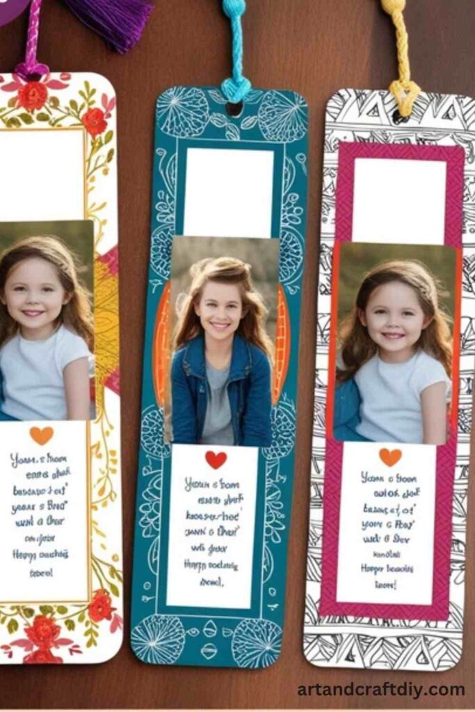 DIY Photo Bookmarks