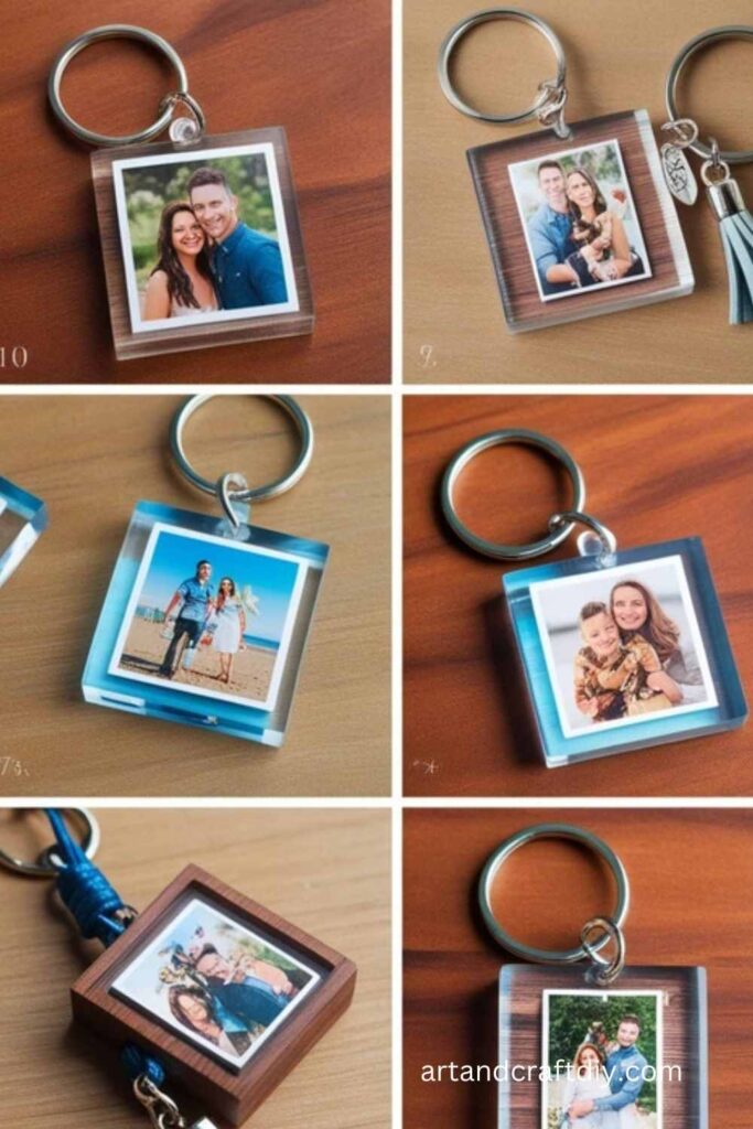 DIY Photo Keychain Gift