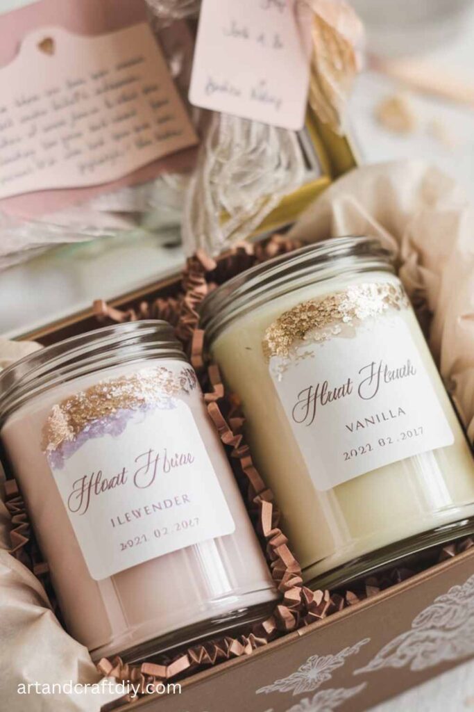 DIY Wedding Candle Set