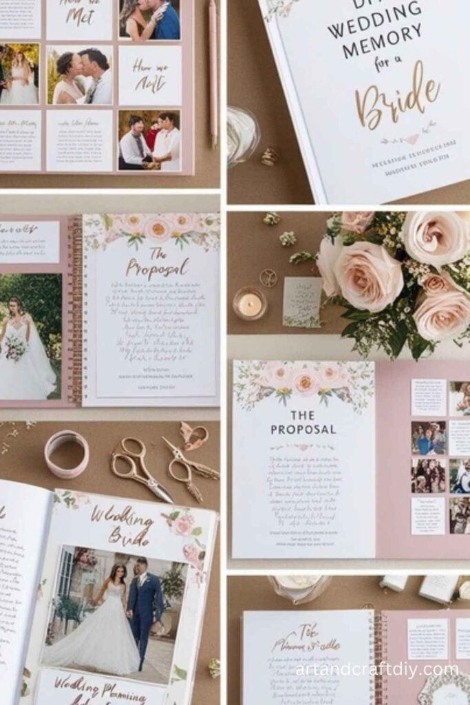 DIY Wedding Memory Book