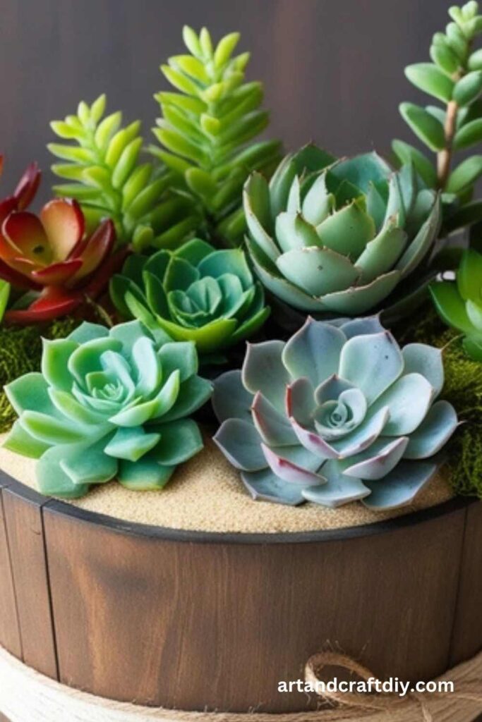 Dollar Tree Succulent Centerpiece