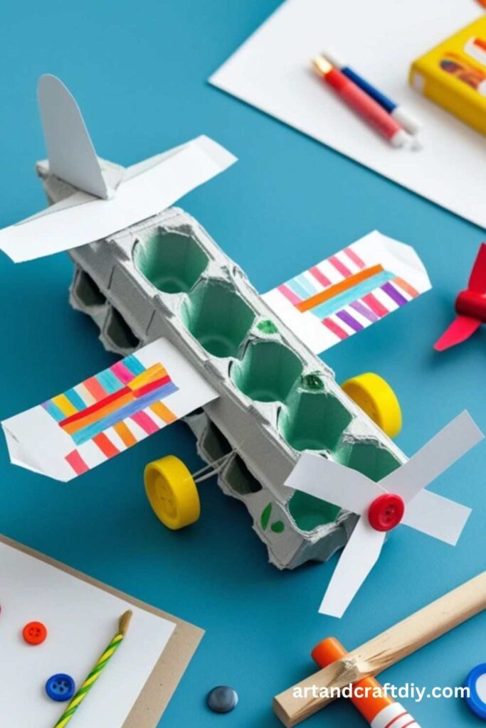 Egg Carton Airplane