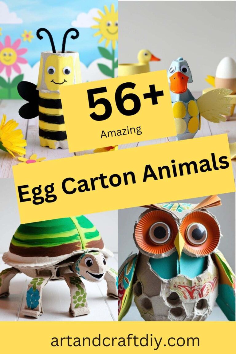 56+ Amazing Egg Carton Animals - DIY Art and Crafts Ideas