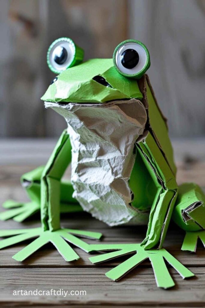 Egg Carton Frog