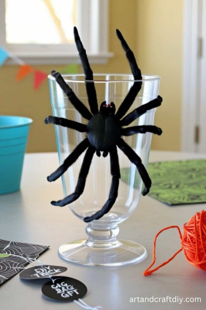 Fake Spider in a Cup