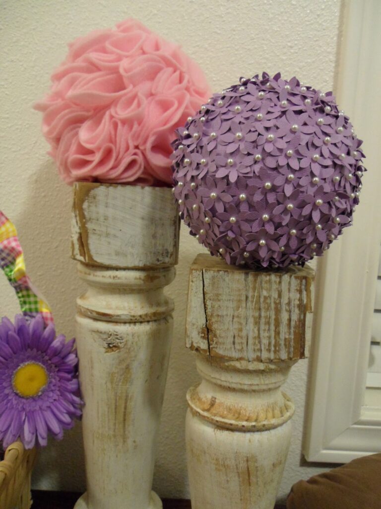 Floral Foam Ball Topiary