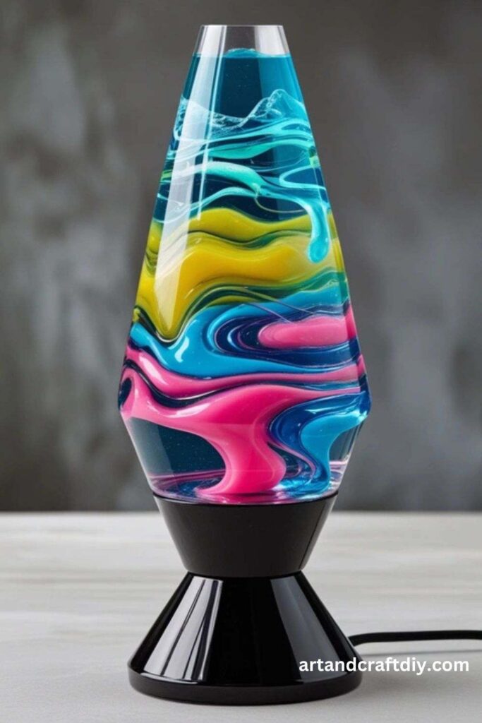 Gel Lava Lamp with Gel Wax