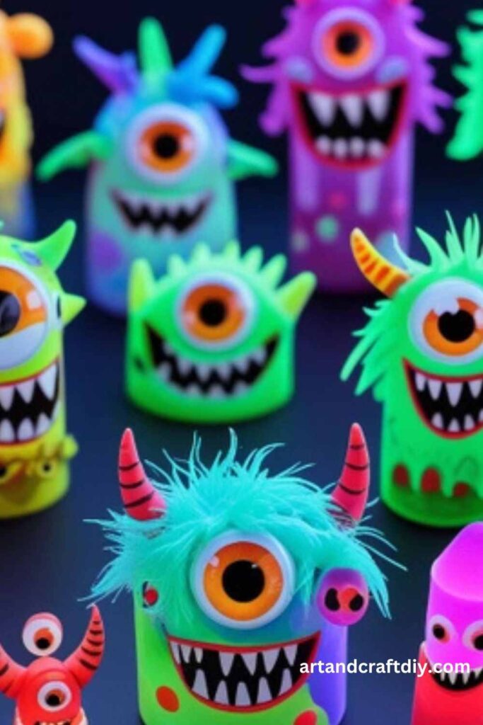 Glow-in-the-Dark Monster Pegs