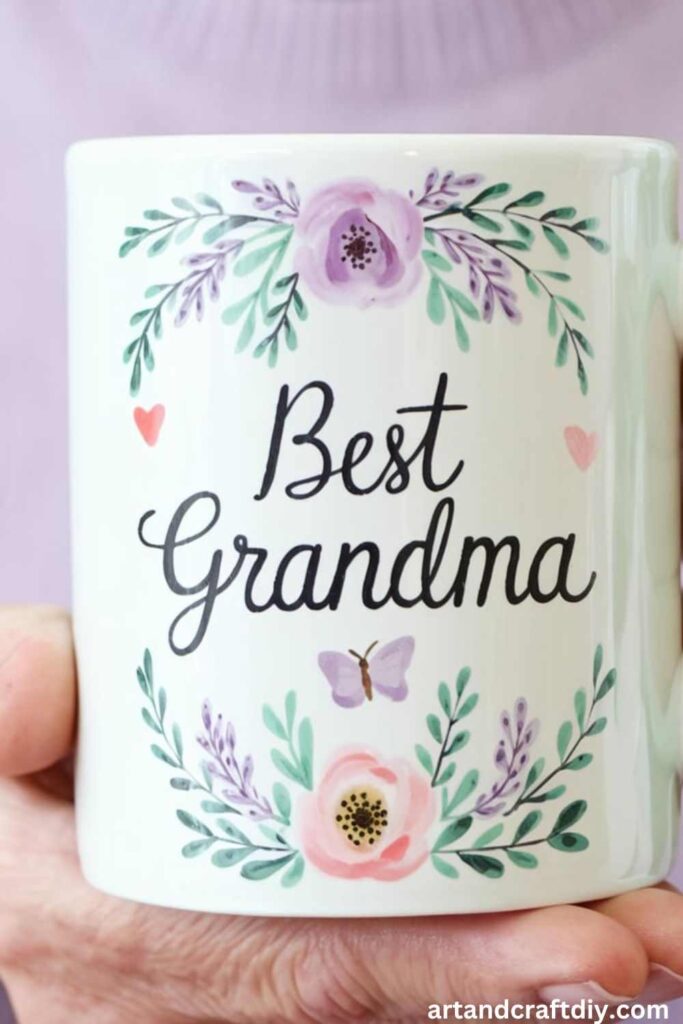 Grandma Hand-painted Mug