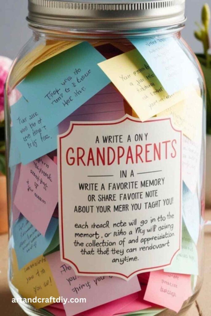 Grandparents Memory Jar