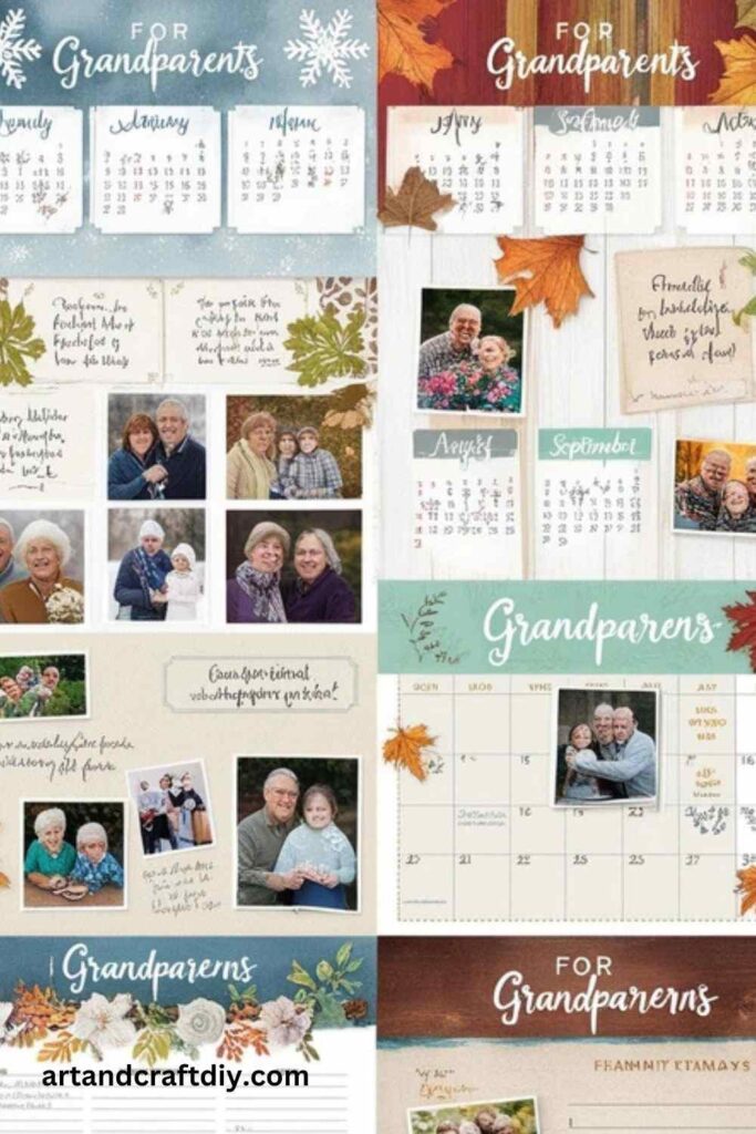 Grandparents Personalized Calendar Gift