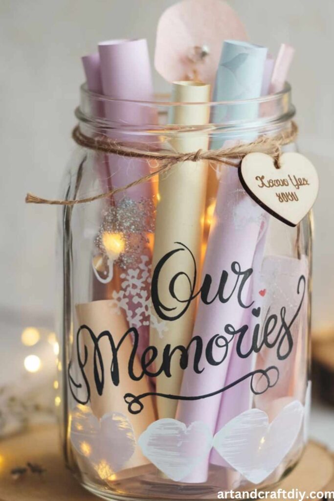 Handmade Memory Jar