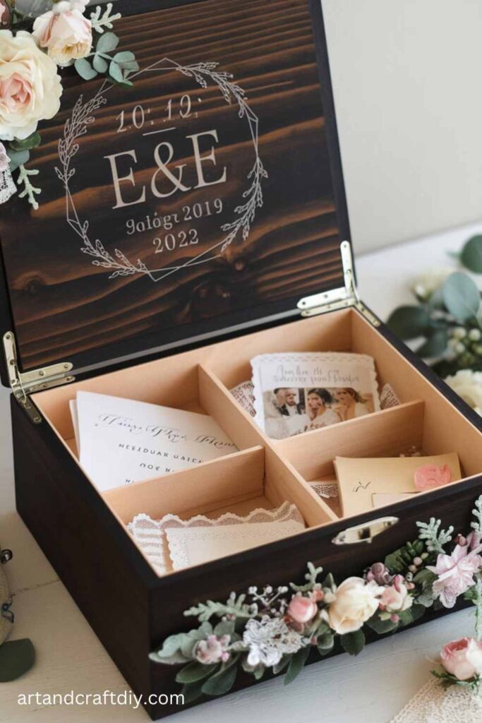 Handmade Wedding Memory Box