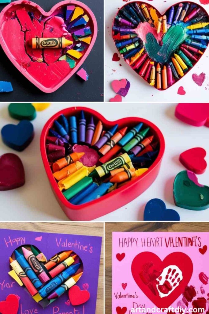 Heart-Shaped Crayon Melts