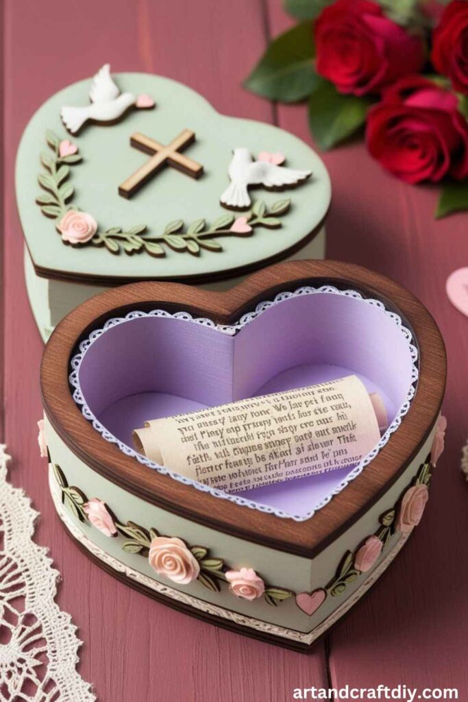 Heart-Shaped Prayer Box