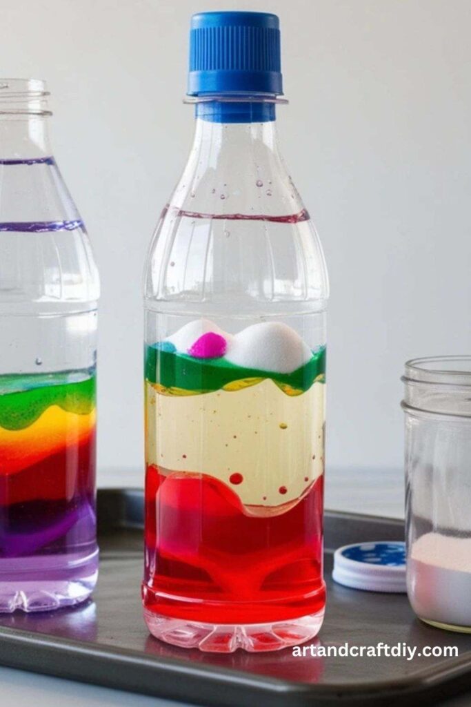 Lava Lamp with Baking Soda and Vinegar