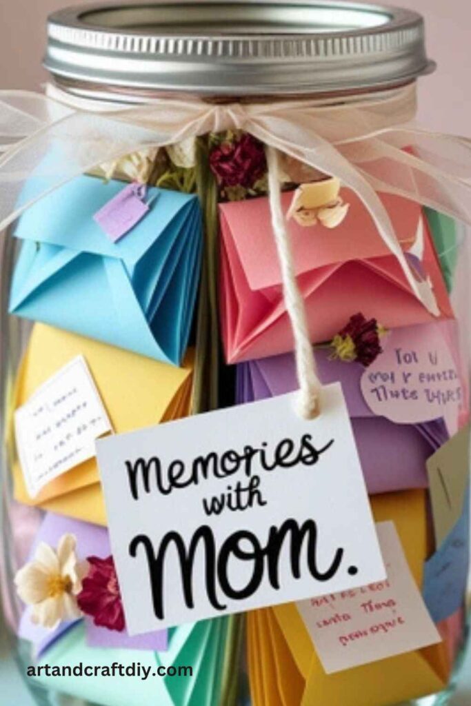 Memories with mom in jar