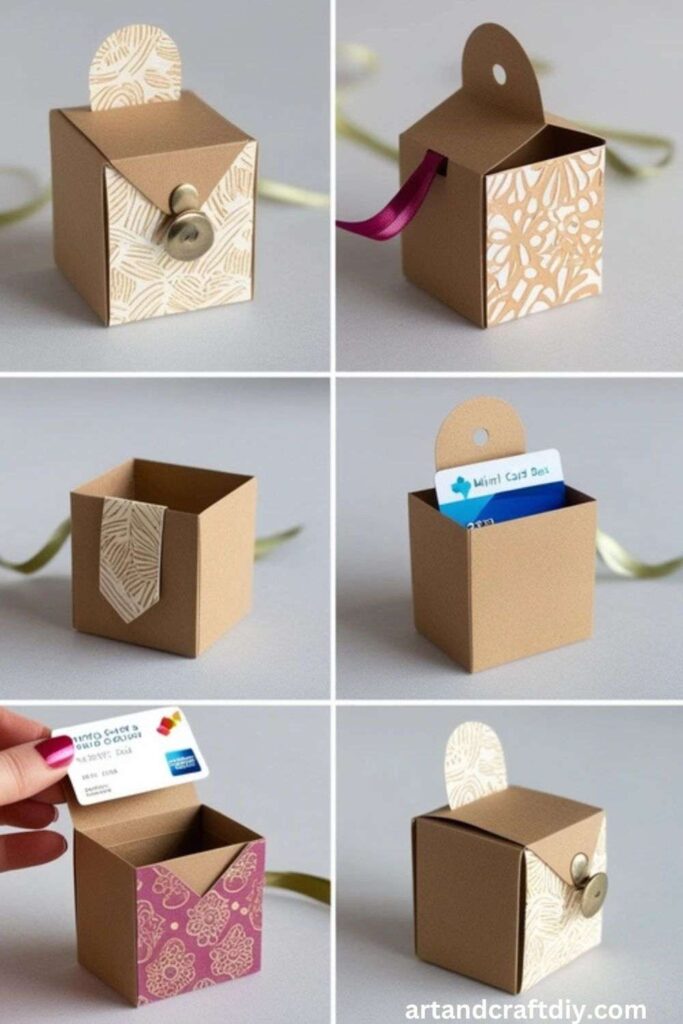 Mini Box Gift Card Holder